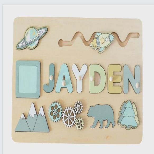 Personalized Name Puzzle for Kids Baby Gifts Toys