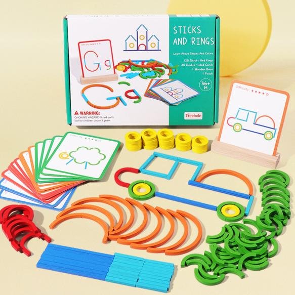 Wooden educational logical thinking training toys for early childhood education